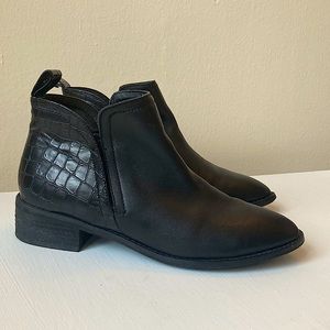 Office Andreas | Leather (With Croc) Chelsea Boot | Womens Size 8